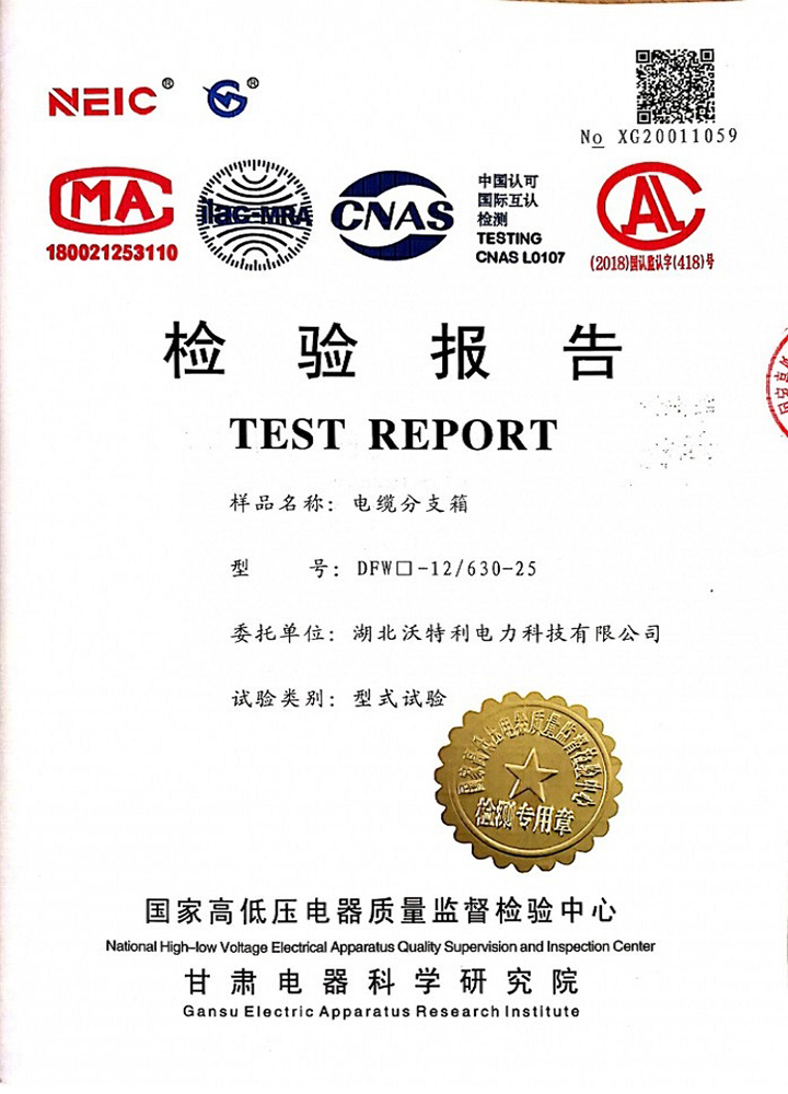 DFW口-12/630-25 電纜分支箱